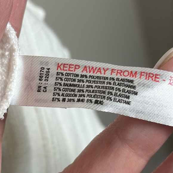 Free People Beach Sweet Rose Tunic White Size Medium - Picture 7 of 9